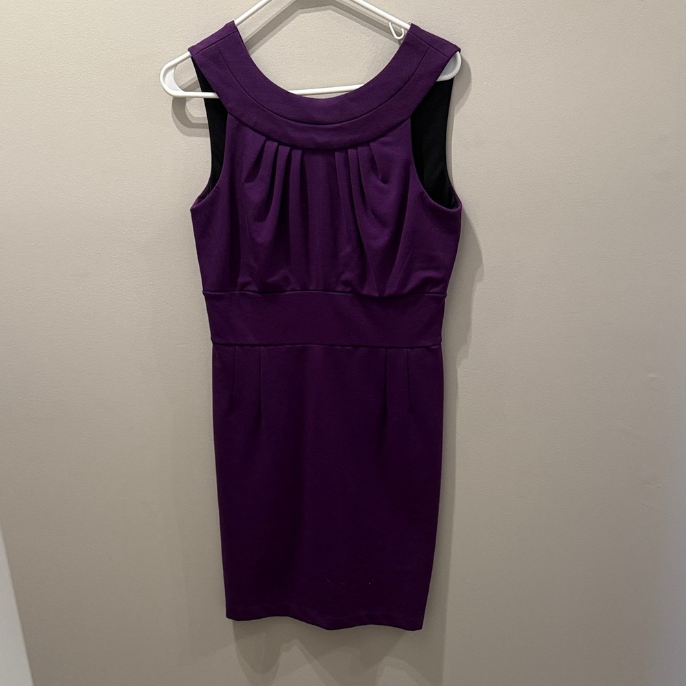 Banana Republic Purple Sleeveless Dress